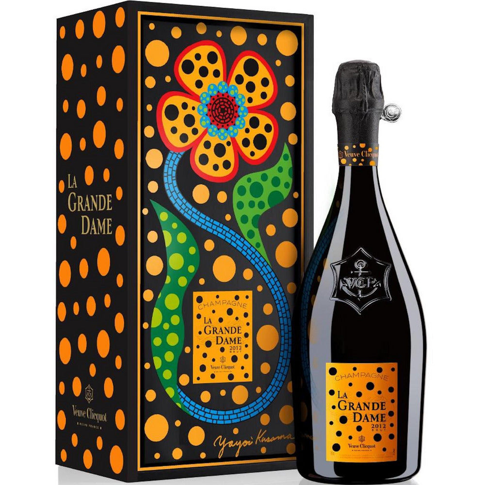 image_1600x_b7d3f4ed-f15f-4bb4-b7c1-53de313dc3f7.jpg Veuve Clicquot La Grande Dame Yayoi Kusama Limited Edition In Gift Box 2012 - Image 1