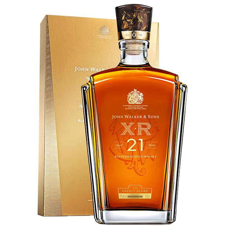 john-walker-and-sons-xr-21-year-750.png Johnnie Walker XR 21 Year Old - Image 1