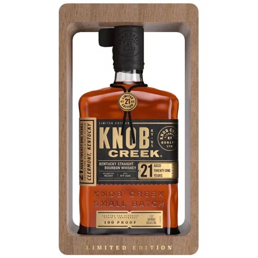 kc21.jpg Knob Creek 21 Year Old Kentucky Straight Bourbon Whiskey - Image 1