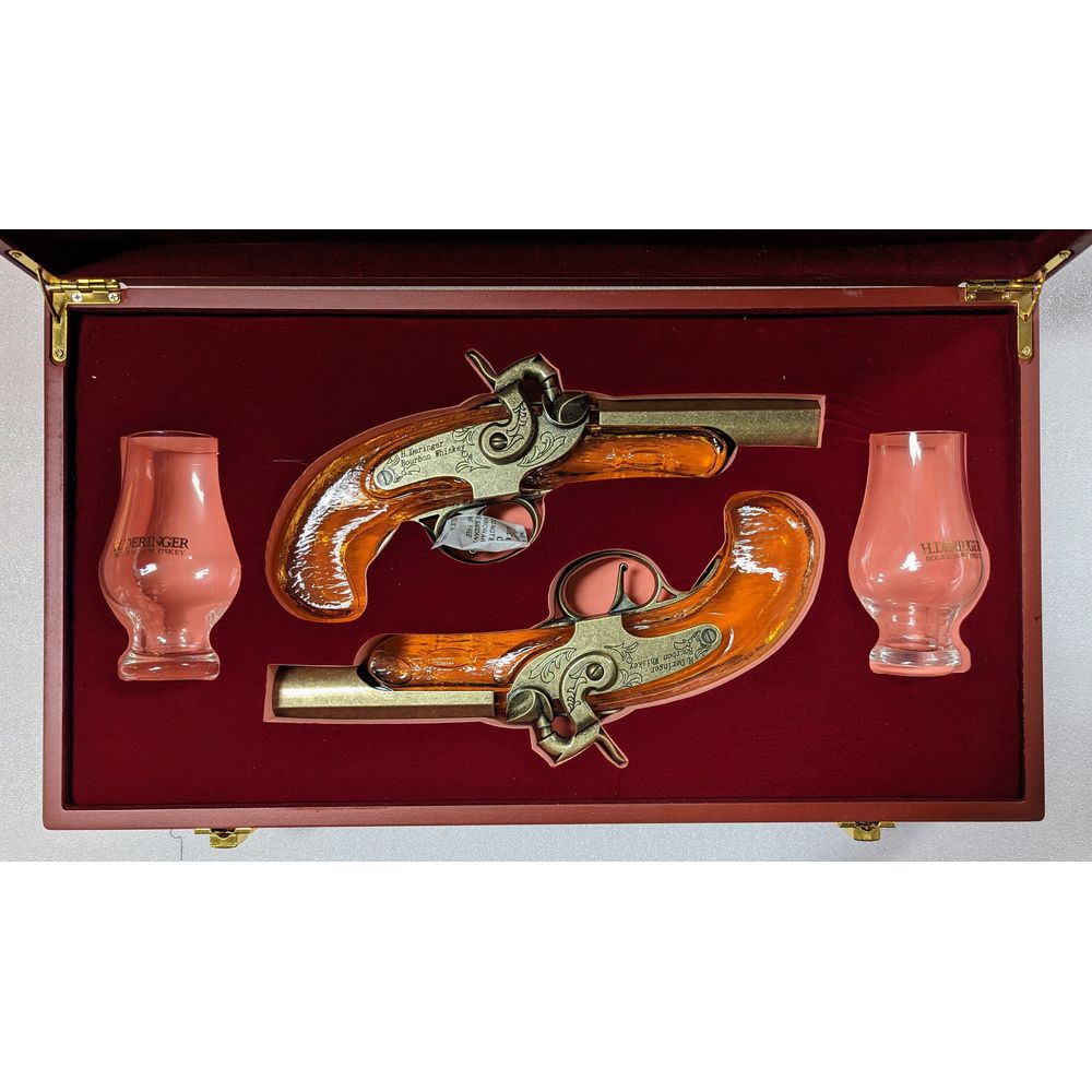 l-p-wines-liquors-bourbon-whiskey-h-deringer-bourbon-whiskey-pistol-set-2x200-ml-32698401652819.jpg H.Deringer Bourbon Whiskey Pistol Set 2x200 ml - Image 1