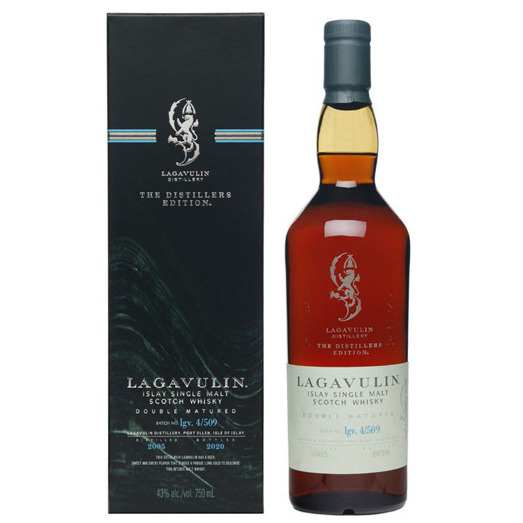 lagavulin-single-malt-scotch-the-distillers-edition-double-matured.jpg Lagavulin Single Malt Scotch The Distillers Edition Double Matured 2005 - Image 1
