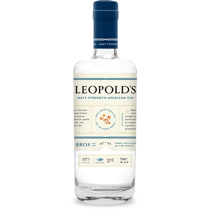 leopolds-navy-strength-gin.png Leopold Bros Navy Strength American Gin - Image 1