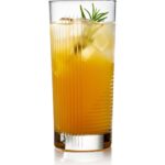 Libbey Cut Cocktails Passage Tumbler Glasses, 15.75-ounce, Set of 4