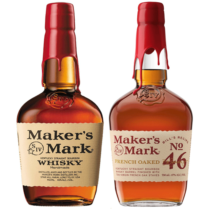 makers-mark-bundle.png Maker's Mark Bourbon & Maker's Mark 46 Bundle - Image 1
