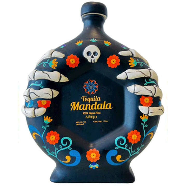 mandala-2022.png Mandala Limited Edition Ceramic Dia de los Muertos Anejo Tequila 2022 - Image 1