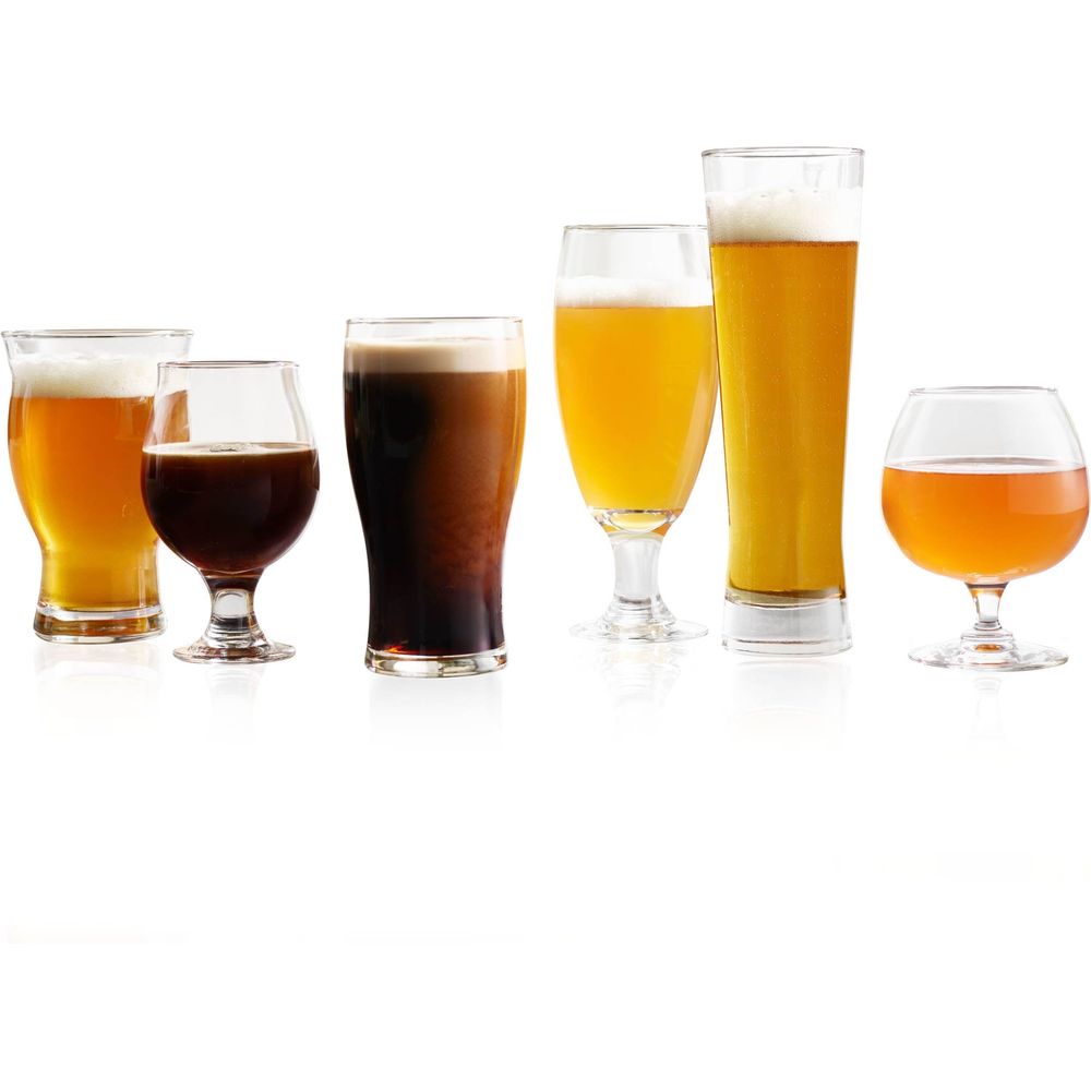 mjlhc7bi7zw4kqebytei.jpg Libbey Craft Brews Assorted Beer Glasses, Set of 6 - Image 1
