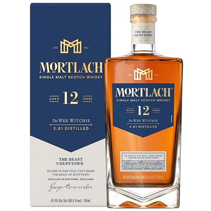 mortlach-12-year-scotch.png Mortlach 12 Year The Wee Witchie - Image 1