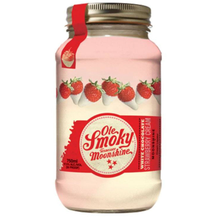 ole-smoky-moonshine-white-chocolate-strawberry-cream.jpg Ole Smoky White Chocolate Strawberry Cream Moonshine - Image 1