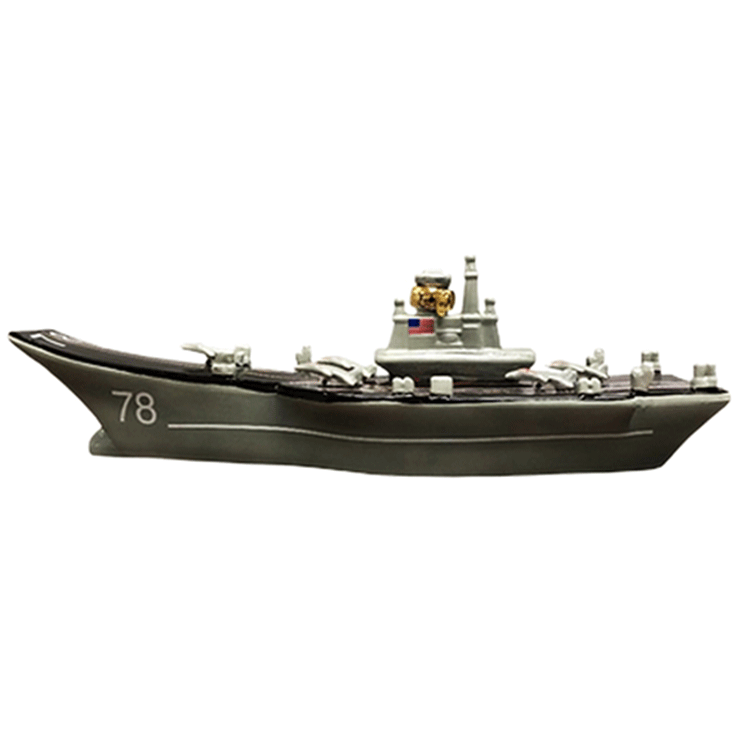 open-sea-aircraft-carrier-bourbon.png Open Sea Aircraft Carrier Ceramic Bourbon Bottle 1.75L - Image 1