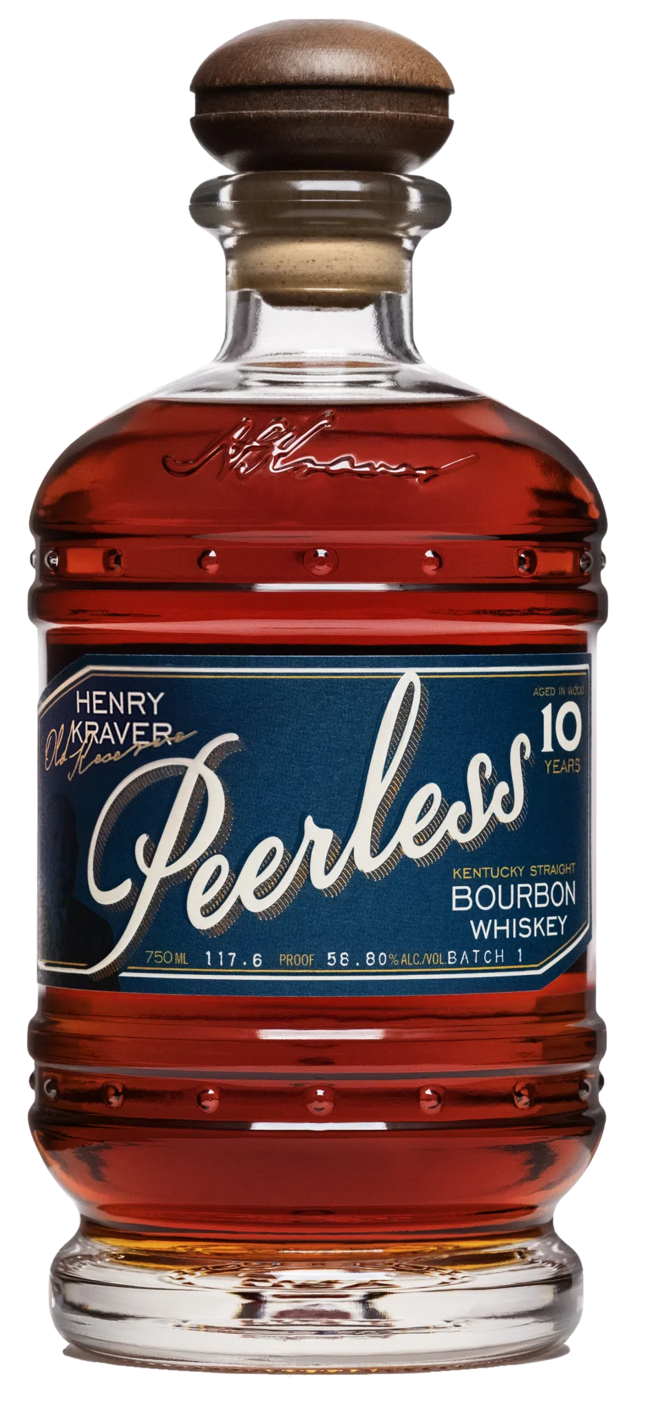 peerless-10_year_png-937x2048-1.png Peerless Henry Kraver Old Reserve 10 Year Old Bourbon - Image 1
