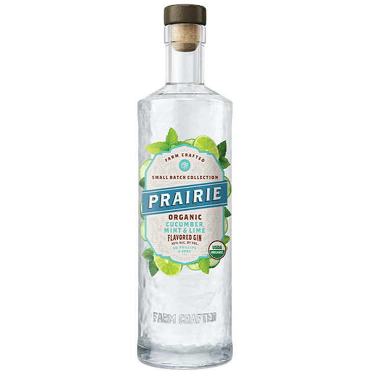prairie-spirits-cucumber-mint-flavored-gin.jpg Prairie Spirits Small Batch Collection Cucumber Mint Lime Flavored Gin - Image 1