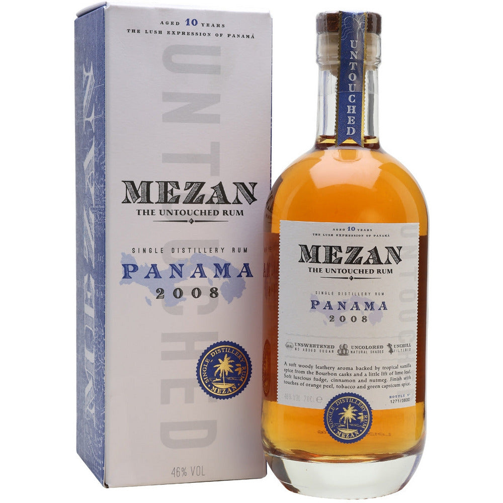 rum_mez2008.jpg Mezan Single Distillery Rum Panama 2008 - Image 1
