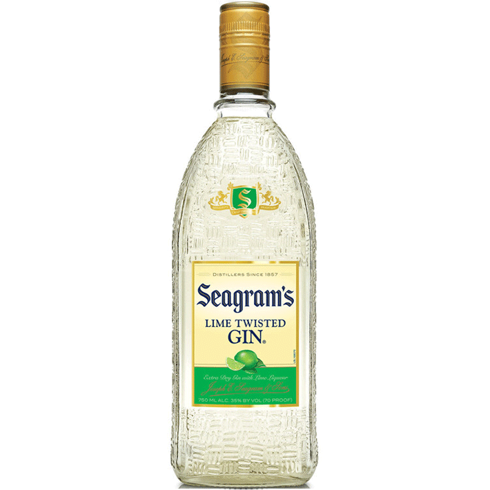 seagrams-lime-twisted-gin.png Seagram's Twisted Lime Flavored Gin - Image 1
