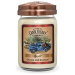 The Candleberry Co. Double Oak Bourbon™, Large Jar Candle