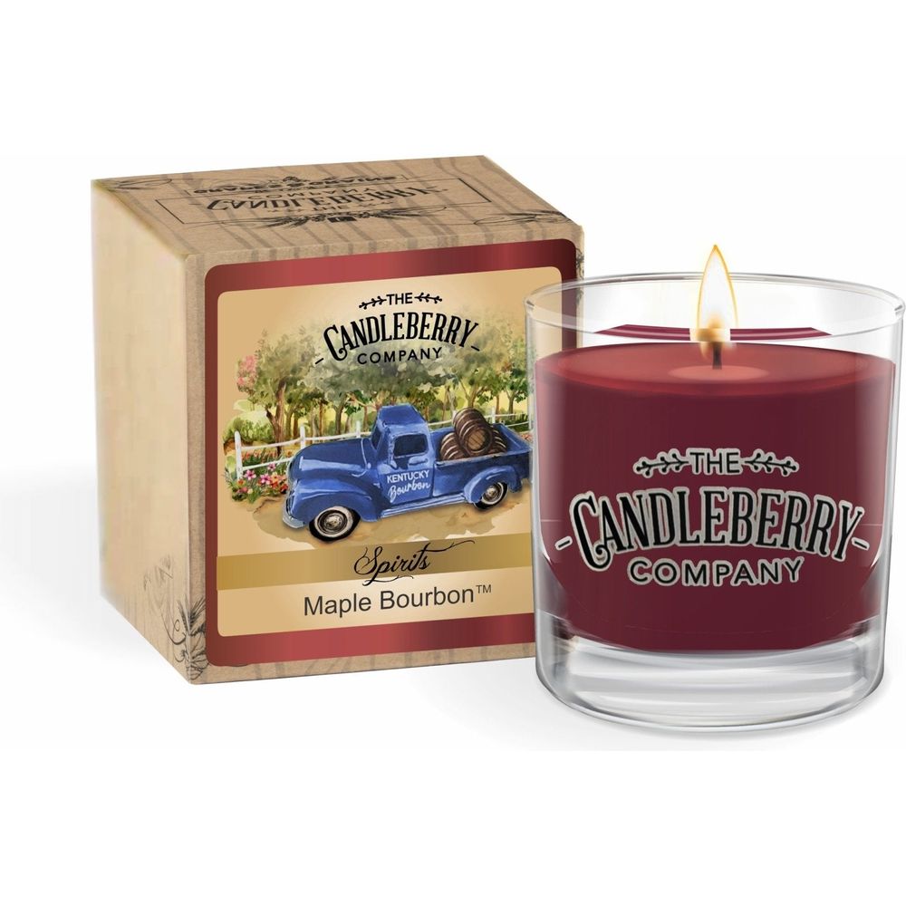 spirits-maple-bourbon-rocks-glass-candlespirits-rocks-glass-candle-438530.jpg The Candleberry Co. Maple Bourbon™, Rocks Glass Candle - Image 1