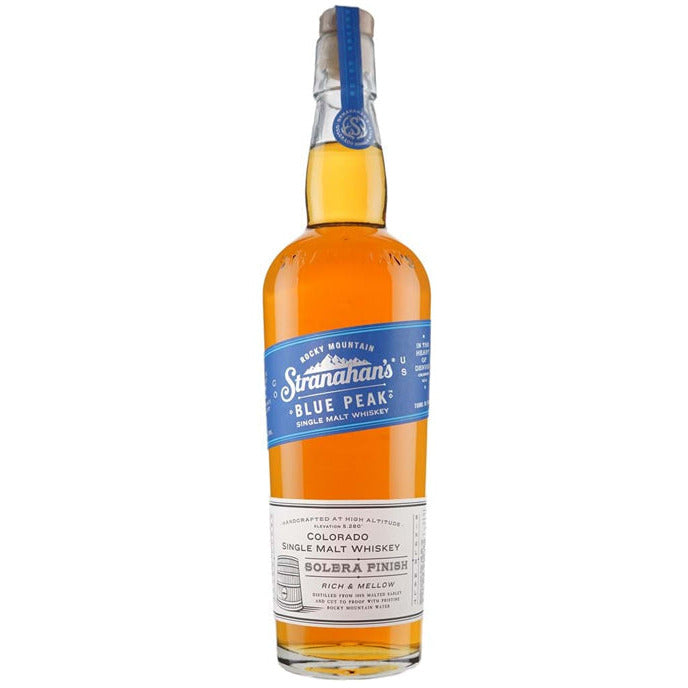 stranahans-blue-peak-single-malt-whiskey.jpg Stranahan's Rocky Mountain Blue Peak Colorado Single Malt Whiskey - Image 1