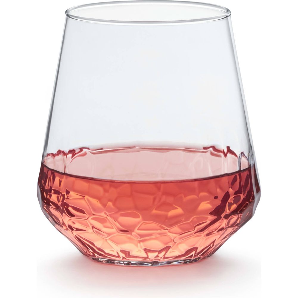 tbqoj5abbwu13nmrwgod.jpg Libbey Hammered Base All-Purpose Stemless Wine Glass, 17.75-ounce, Set of 8 - Image 1