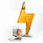 Tesla Limited Edition Anejo Tequila with matching Shot Glass Set