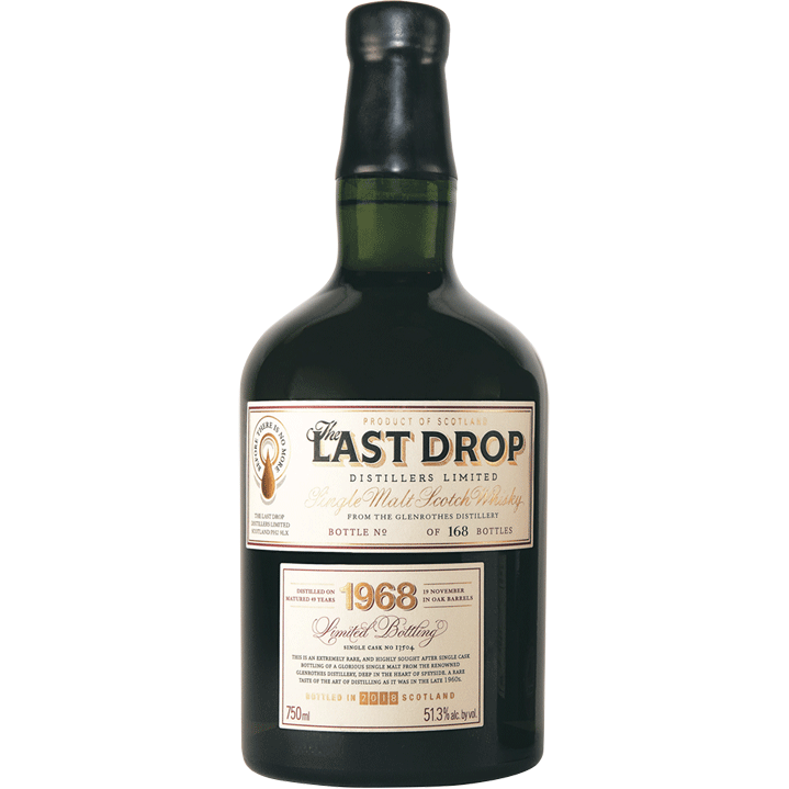 the-last-drop-1969-whiskey.png The Last Drop Distillers Glenrothes 1969 Single Malt Scotch Whisky - Image 1