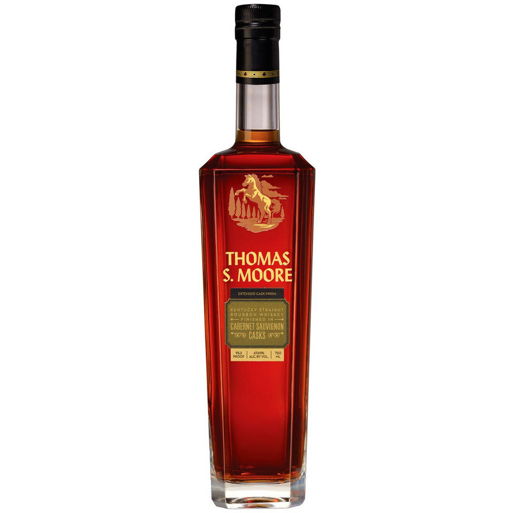 thomas_cab__53646.1616177684.jpg Thomas S. Moore Kentucky Straight Bourbon Finished in Cabernet Sauvignon Casks - Image 1