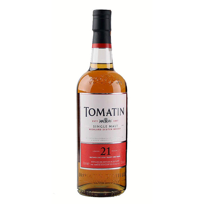 tomatin-21-year-old-highland-single-malt-scotch-whisky.jpg Tomatin 21 Year Old Highland Single Malt Scotch Whisky - Image 1
