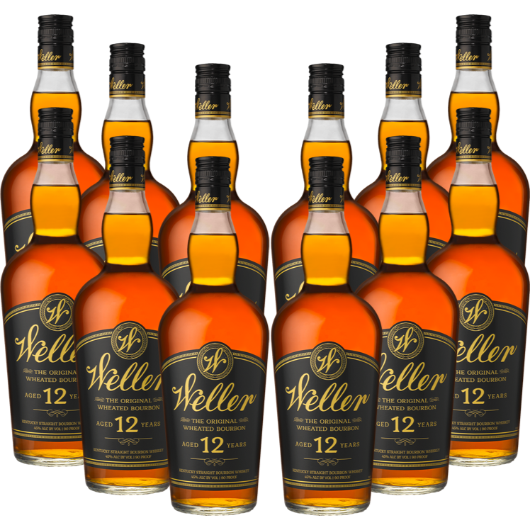 w12-12.png W.L. Weller Bourbon 12 Year - 12 Pack - Image 1