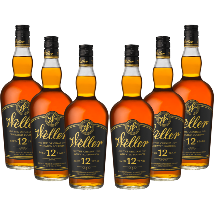 w12-6.png W.L. Weller Bourbon 12 Year - 6 Pack - Image 1