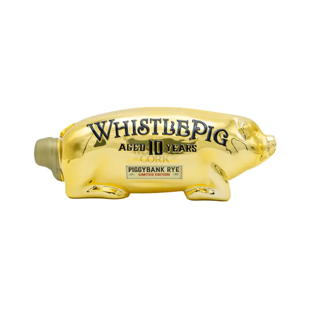 whistlepig-limited-edition-10-years-aged-piggybank-rye-gold-815.jpg WhistlePig Limited Edition 10 Years Aged Piggybank Rye Gold Edition - Image 1