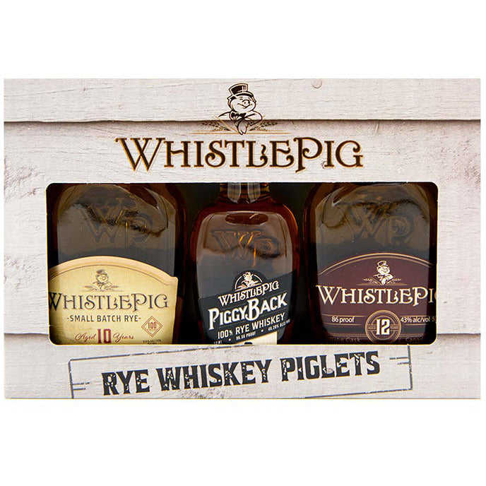whistlepig-piglets.jpg Whistlepig "Rye Whiskey Piglets" Flight Gift Set - Image 1