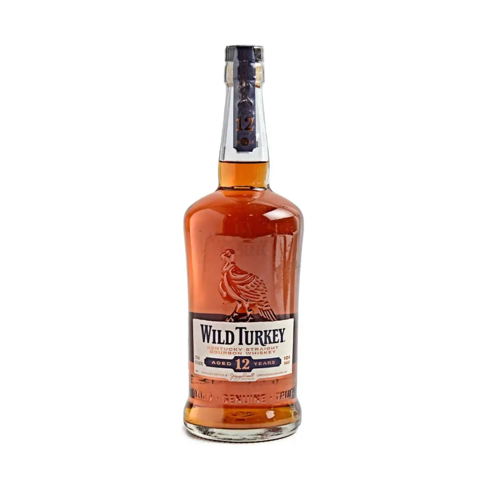 wild-turkey-12-year-old-101-proof-distillers-reserve-bourbon-whiskey-464.jpg Wild Turkey 12 Year Old 101 Proof Distillers Reserve Bourbon - Image 1