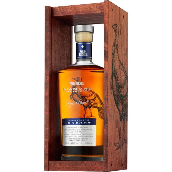 wild-turkey-diamond-anniversary-kentucky-straight-bourbon-whiskey-1_540x_507faf13-4b9c-4626-92fc-24c9e15a7b2b.jpg Wild Turkey Diamond Anniversary Kentucky Straight Bourbon Whiskey - Image 1