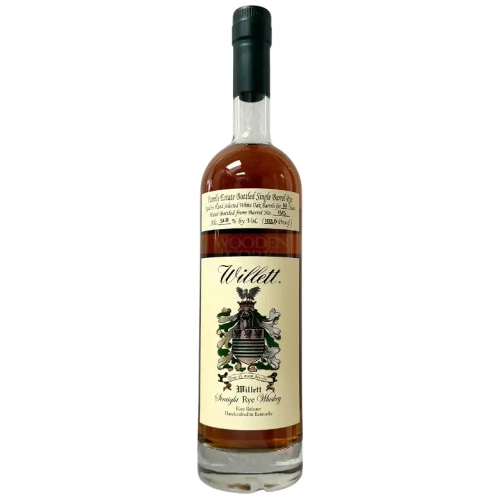 willett-family-estate-10-year-single-barrel-rye-1515-decade-neat-103-6-proof-396.jpg Willett Family Estate 10 Year Single Barrel Rye #1515 "Decade Neat" 103.6 Proof - Image 1