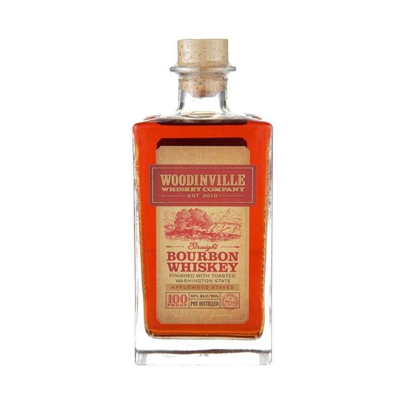 woodinville-applewood-staves-bourbon-whiskey-750ml-962304.jpg Woodinville Applewood Staves Bourbon Whiskey 750ml - Image 1